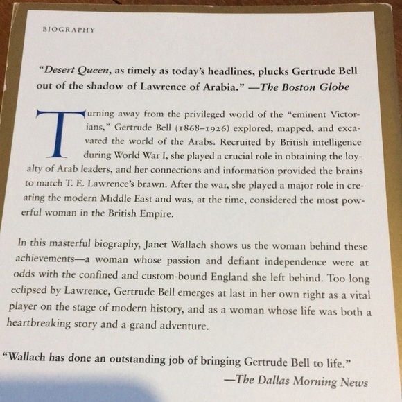 Desert queen by Janet Wallach book books novel - Picture 3 of 8